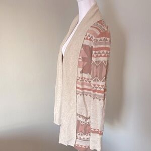 NWOT yes Lola Aztec print sweater cardigan